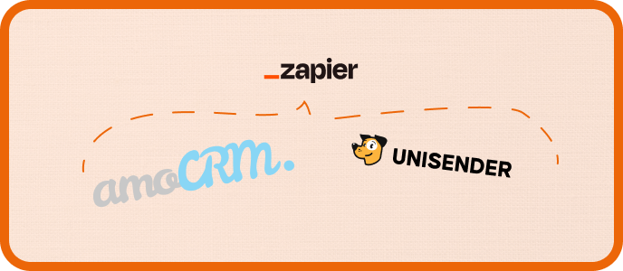 Подробнее о статье Интеграция AmoCRM и UniSender при помощи Zapier